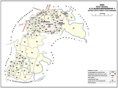 mathurapur block map